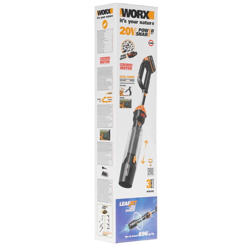 Купить Воздуходувка Worx WG543E PowerShare 20V  5325253. Характеристики, отзывы и цены в Донецке
