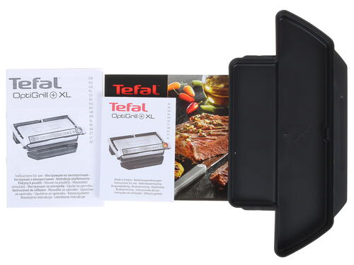 Купить Гриль Tefal Optigrill+ XL GC722D34 серебристый  1104127. Характеристики, отзывы и цены в Донецке