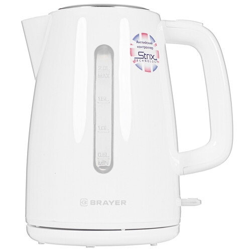 Купить Электрочайник BRAYER BR1058WH белый  9961862. Характеристики, отзывы и цены в Донецке