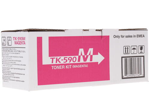 Купить Картридж лазерный Kyocera Mita TK-590M пурпурный, с чипом  0198713. Характеристики, отзывы и цены в Донецке