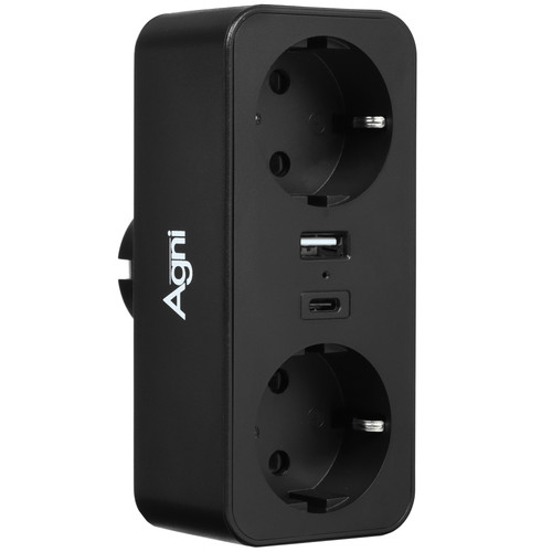 Купить Разветвитель AGNI TP-WB2U2E черный  9289374. Характеристики, отзывы и цены в Донецке