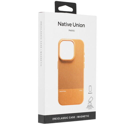 Купить Накладка  Native Union (Re)Classic Case для Apple iPhone 16 коричневый  5474266. Характеристики, отзывы и цены в Донецке
