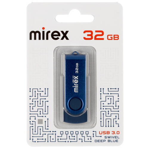 Купить Память USB Flash 32 ГБ Mirex SWIVEL [13600-FM3BSL32]  5440066. Характеристики, отзывы и цены в Донецке