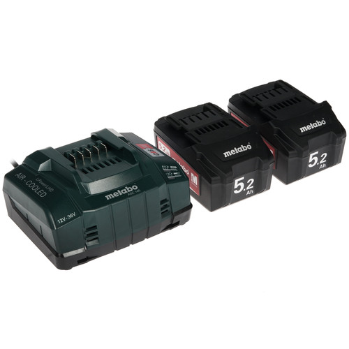 Купить Набор аккумуляторов с зарядным устройством Metabo Basic-Set 5.2 685051000 CAS 18V  1137824. Характеристики, отзывы и цены в Донецке