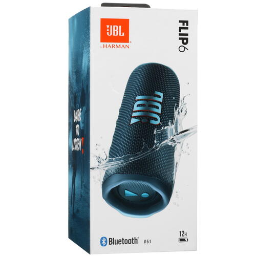 Купить Портативная колонка JBL Flip 6, синий  5054661. Характеристики, отзывы и цены в Донецке