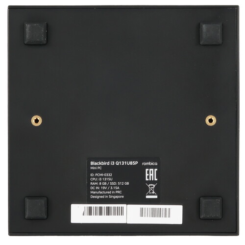 Купить Мини ПК Rombica Blackbird i3 Q131U85P  5473589. Характеристики, отзывы и цены в Донецке