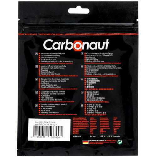Купить Термопрокладка  Thermal Grizzly Carbonaut  1347845. Характеристики, отзывы и цены в Донецке