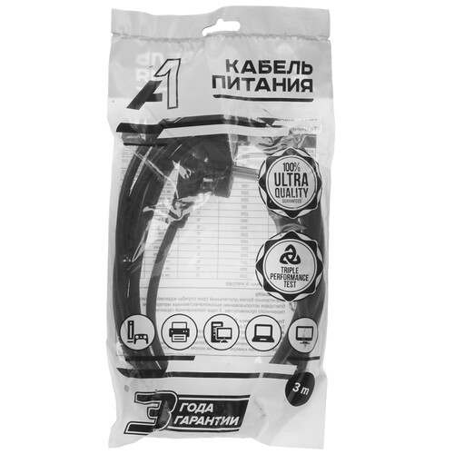 Купить Кабель питания A1 IEC C13 - CEE 7/7  5617928. Характеристики, отзывы и цены в Донецке