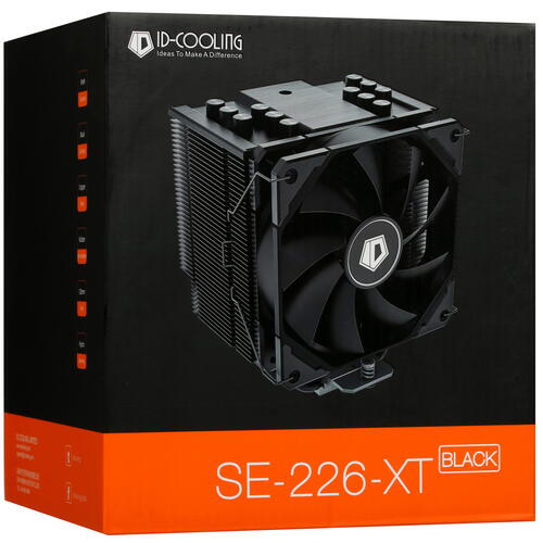 Купить Кулер для процессора ID-COOLING SE-226-XT Black  черный  4892096. Характеристики, отзывы и цены в Донецке