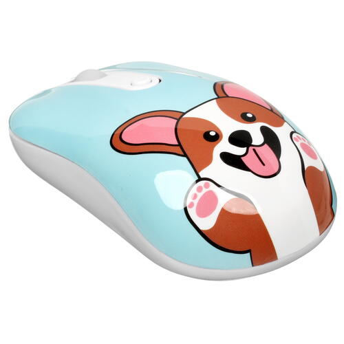 Купить Мышь беспроводная DEXP WM-311WU Happy dog  голубой  5404133. Характеристики, отзывы и цены в Донецке