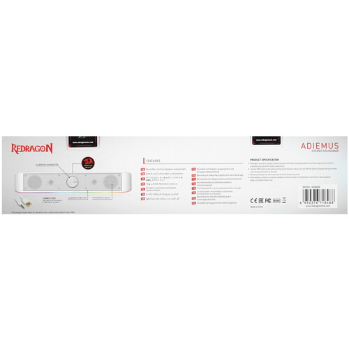 Купить Саундбар Redragon Adiemus белый  9184554. Характеристики, отзывы и цены в Донецке