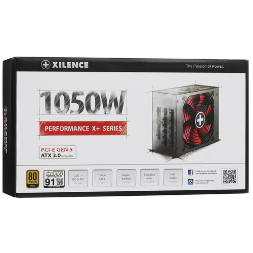 Купить Блок питания Xilence Performance X+ XN176 1050W [XP1050MR9.2] черный  5431777. Характеристики, отзывы и цены в Донецке
