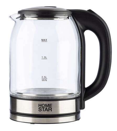 Купить Электрочайник Homestar HS-1042 серебристый  9062626. Характеристики, отзывы и цены в Донецке