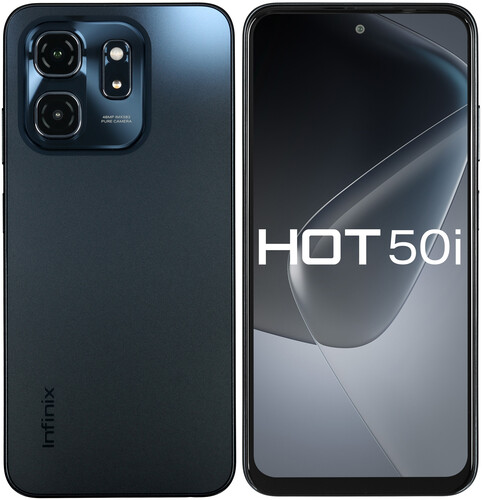 Купить 6.7" Смартфон Infinix HOT 50i 128 ГБ черный  5488687. Характеристики, отзывы и цены в Донецке
