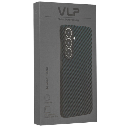 Купить Накладка  VLP Kevlar Case для Samsung Galaxy S25+ синий/черный  5613333. Характеристики, отзывы и цены в Донецке