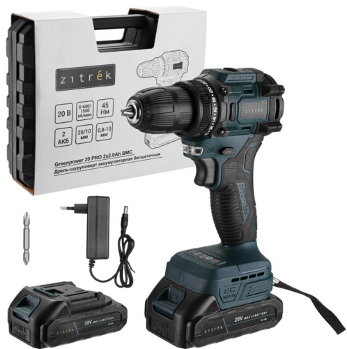 Купить Дрель-шуруповерт Zitrek Greenpower 20 PRO  9218132. Характеристики, отзывы и цены в Донецке