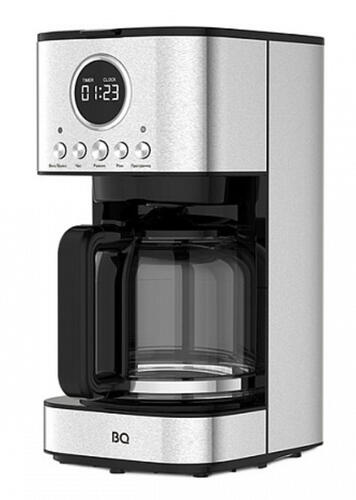 Купить Кофеварка капельная BQ CM1007 Steel-black серебристый  9073255. Характеристики, отзывы и цены в Донецке
