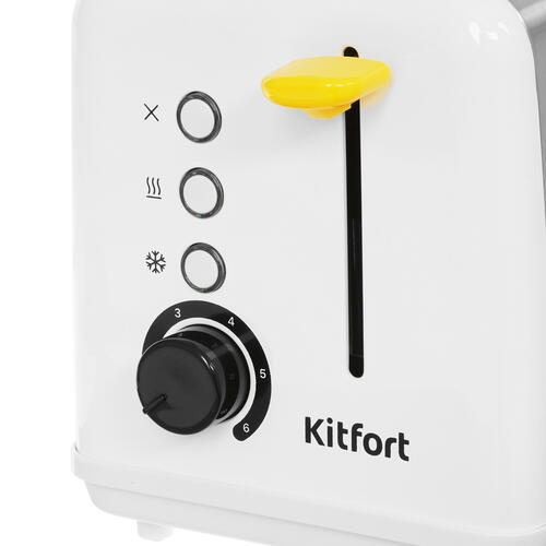 Купить Тостер Kitfort КТ-6226 белый  9093508. Характеристики, отзывы и цены в Донецке