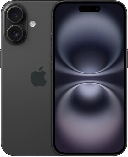 Купить 6.1" Смартфон Apple iPhone 16 256 ГБ черный  5491342. Характеристики, отзывы и цены в Донецке