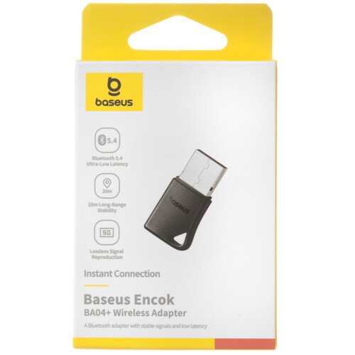 Купить Bluetooth адаптер Baseus BA04+  5616600. Характеристики, отзывы и цены в Донецке