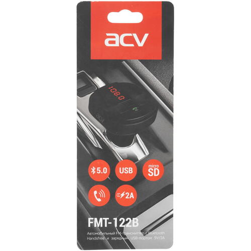 Купить FM-трансмиттер ACV FMT-122B  5332626. Характеристики, отзывы и цены в Донецке