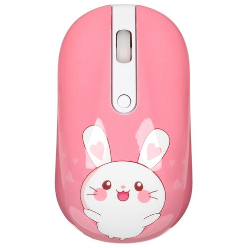 Купить Мышь беспроводная DEXP WM-311WU Rabbit with heart  розовый  5404131. Характеристики, отзывы и цены в Донецке