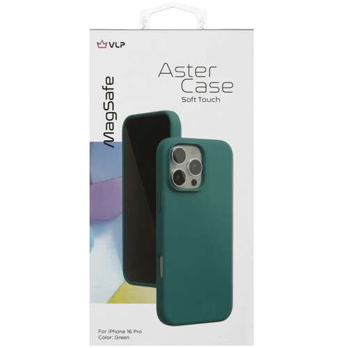 Купить Накладка  VLP Aster Case для Apple iPhone 16 Pro зеленый  5487013. Характеристики, отзывы и цены в Донецке