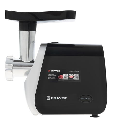 Купить Мясорубка электрическая Brayer BR1609 черный  9068173. Характеристики, отзывы и цены в Донецке