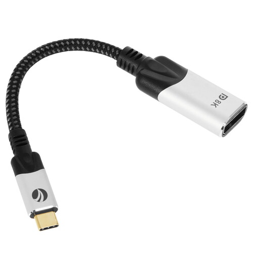 Купить Переходник однонаправленный VCOM USB-C - DisplayPort, 0.15 м  5471554. Характеристики, отзывы и цены в Донецке
