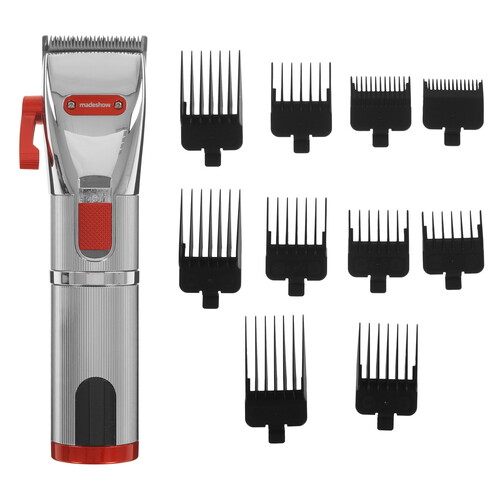 Купить Машинка для стрижки Madeshow M5 красный/серебристый  9119557. Характеристики, отзывы и цены в Донецке