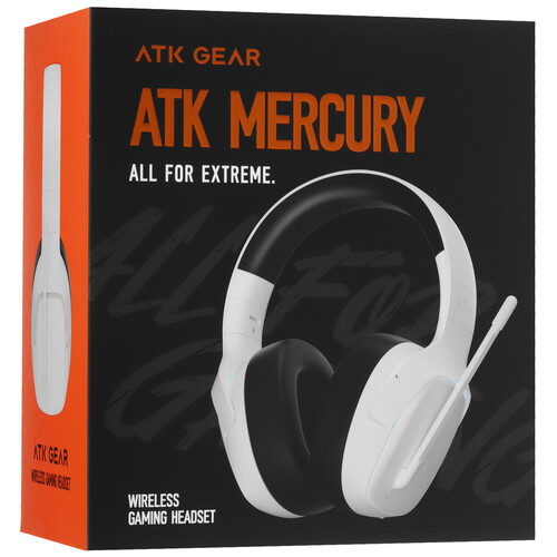 Купить Беспроводные/проводные наушники ATK Mercury M1 белый 2025  5616210. Характеристики, отзывы и цены в Донецке