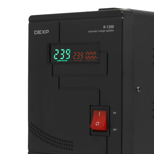 Купить Стабилизатор напряжения DEXP R-1200  5059067. Характеристики, отзывы и цены в Донецке