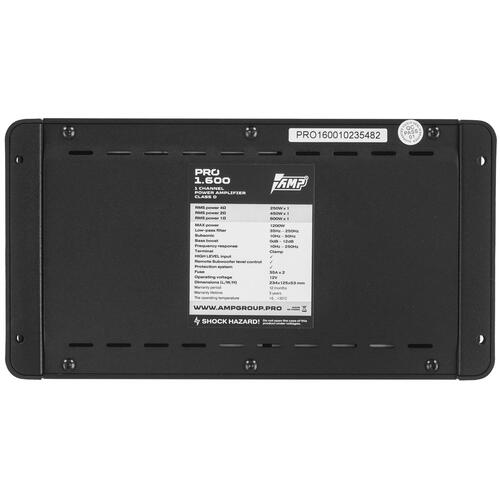 Купить Усилитель AMP Pro 1.600  5447457. Характеристики, отзывы и цены в Донецке