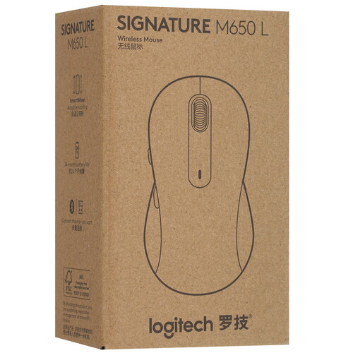 Купить Мышь беспроводная Logitech Signature M650 L  5059918. Характеристики, отзывы и цены в Донецке