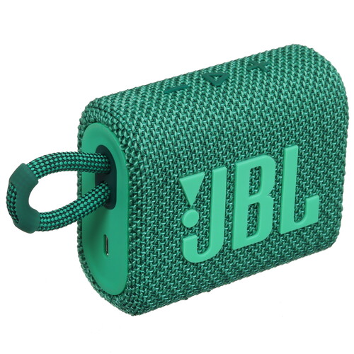 Купить Портативная колонка JBL GO 3 Eco, зеленый  5443967. Характеристики, отзывы и цены в Донецке