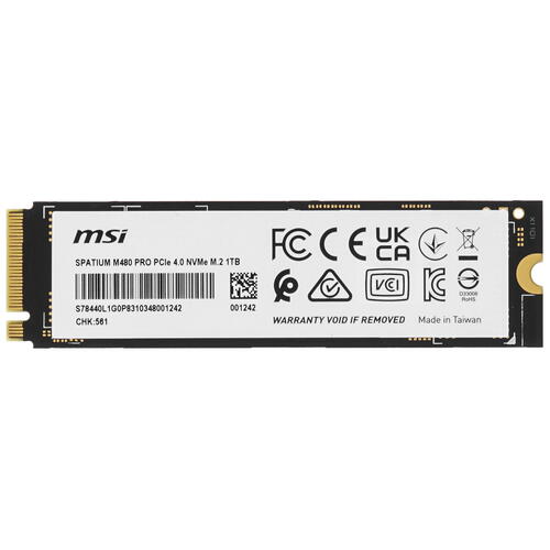 Купить 1000 ГБ M.2 NVMe накопитель MSI SPATIUM M480 PRO [S78-440L1G0-P83]  5432985. Характеристики, отзывы и цены в Донецке