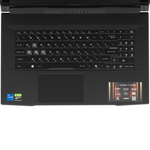 Купить 17.3" Ноутбук MSI Katana 17 HX B14WGK-053XRU черный  5629067. Характеристики, отзывы и цены в Донецке