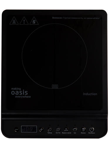 Купить Плита компактная электрическая Oasis РI-B3S черный  9979888. Характеристики, отзывы и цены в Донецке