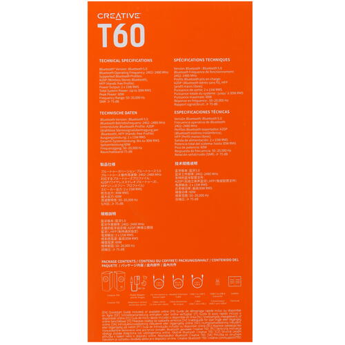Купить Колонки Creative T60 черный  5350192. Характеристики, отзывы и цены в Донецке