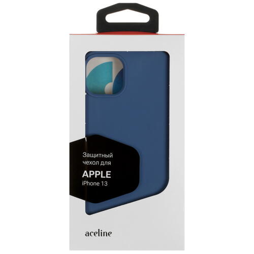 Купить Накладка  Aceline Liquid Silicone для Apple iPhone 13 синий  5404060. Характеристики, отзывы и цены в Донецке