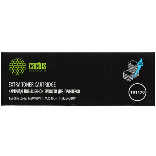 Купить Картридж лазерный Cactus CS-TK1170-MPS черный, с чипом  5303662. Характеристики, отзывы и цены в Донецке