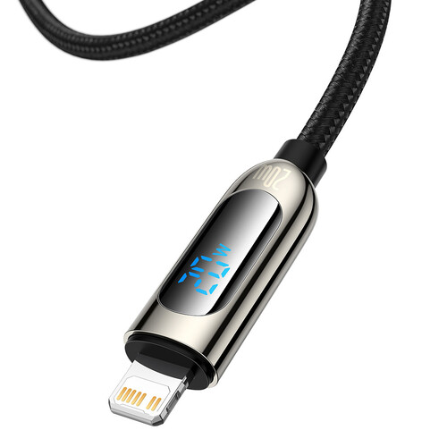 Купить Кабель круглый Baseus Lightning 8-pin - USB Type-C черный 2 м  5627765. Характеристики, отзывы и цены в Донецке