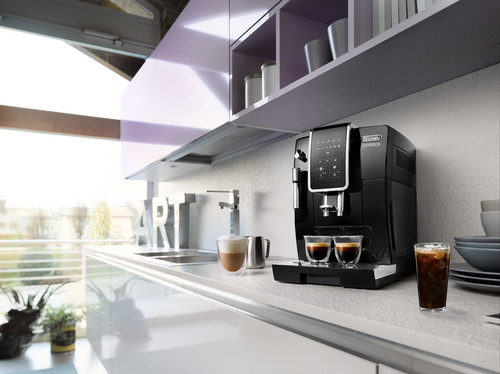 Купить Кофемашина автоматическая DeLonghi Dinamica ECAM 350.15.B черный  1130111. Характеристики, отзывы и цены в Донецке