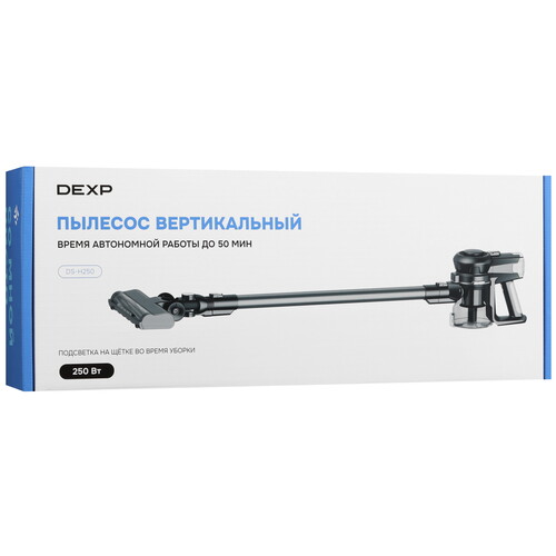 Купить Пылесос  вертикальный  DEXP DS-H250  серый  9084021. Характеристики, отзывы и цены в Донецке