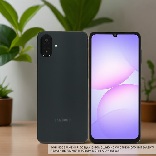 Купить 6.7" Смартфон Samsung Galaxy A07 64 ГБ черный  5636597. Характеристики, отзывы и цены в Донецке