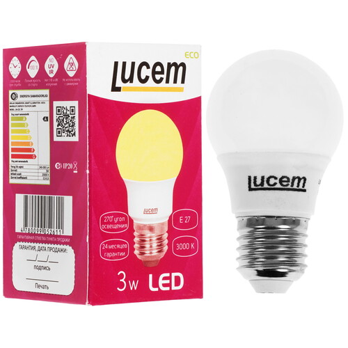 Купить Лампа светодиодная Lucem LM-LBL 3W  9162568. Характеристики, отзывы и цены в Донецке