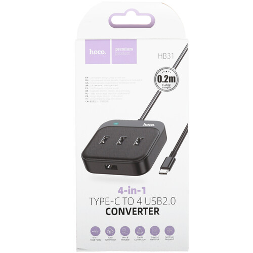 Купить USB-разветвитель Hoco HB31  9237973. Характеристики, отзывы и цены в Донецке