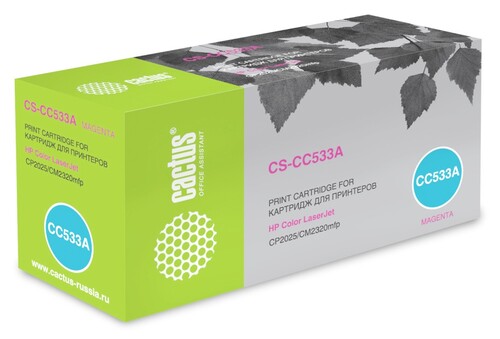 Купить Картридж лазерный Cactus CS-CC533A пурпурный, с чипом  7939280. Характеристики, отзывы и цены в Донецке