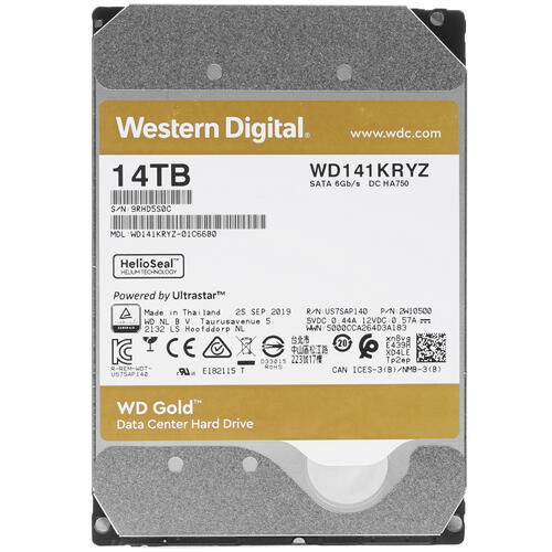 Купить 14 ТБ Жесткий диск WD Gold  1605428. Характеристики, отзывы и цены в Донецке