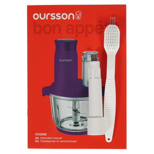 Купить Измельчитель  Oursson CH3040/SP фиолетовый  8192548. Характеристики, отзывы и цены в Донецке